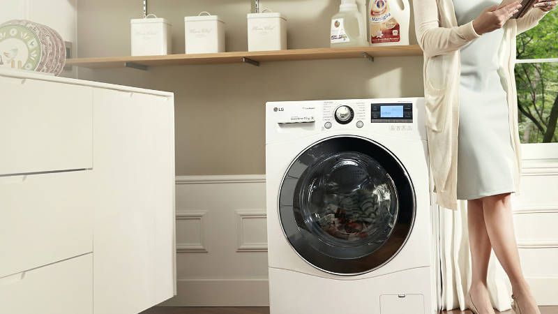 Почему стиральная машина LG не отжимает бельё?