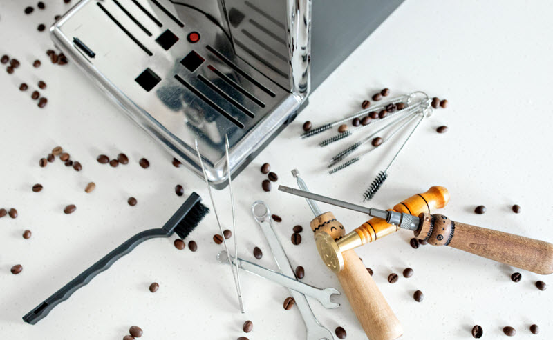 замена жерновов кофемашины