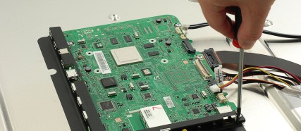 ремонт платы телевизора