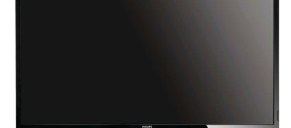 почему черный экран на телевизоре philips